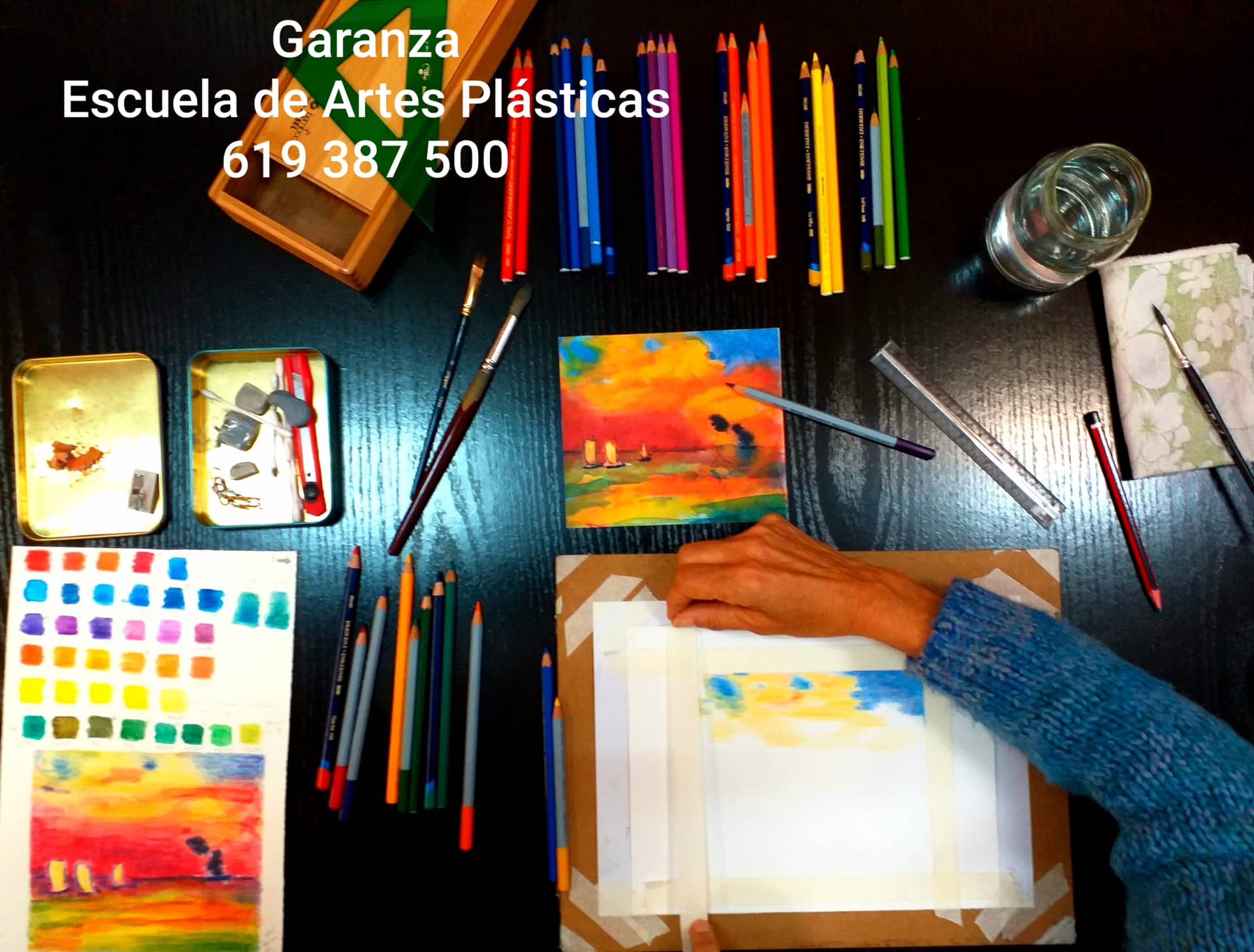 Garanza, Escuela de Artes Plásticas-Santander