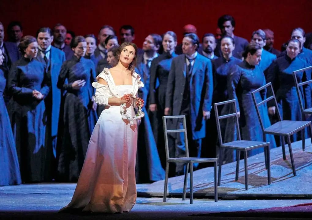Proyecci贸n de la 贸pera Lucia di Lammermoor