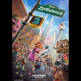 Proyección de la película Zootrópolis 2