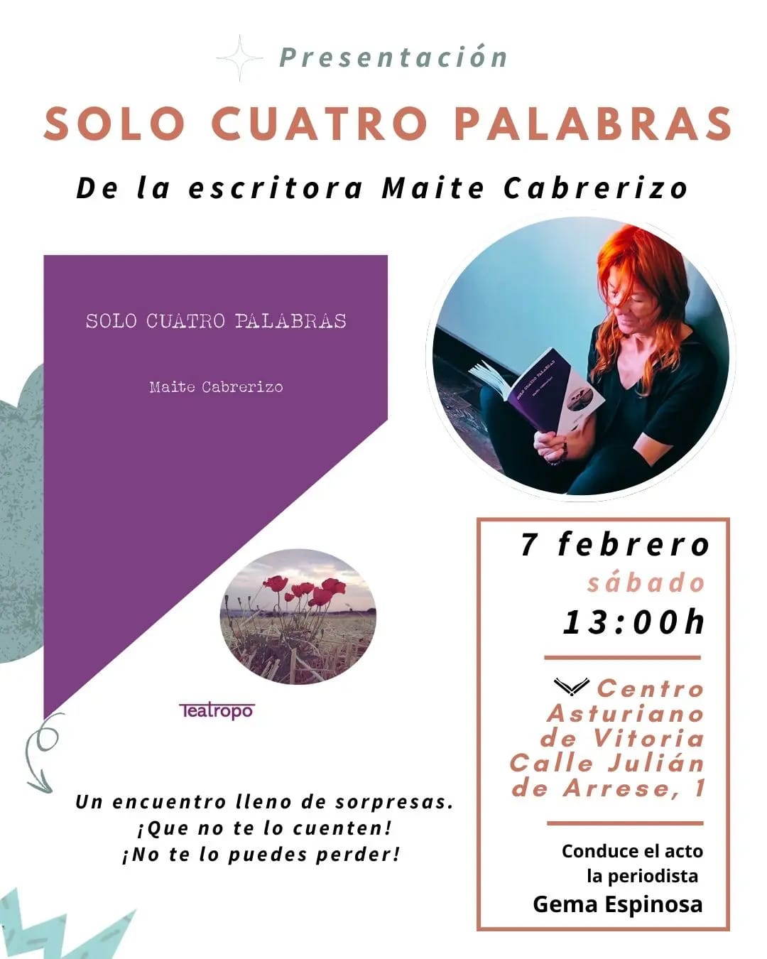 Presentaci贸n libro 'Solo cuatro palabras'