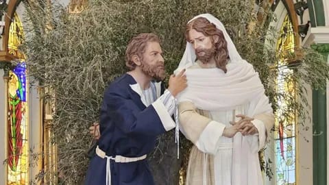 Procesión de Nuestro Padre Jesús de la Humildad en el Beso de Judas