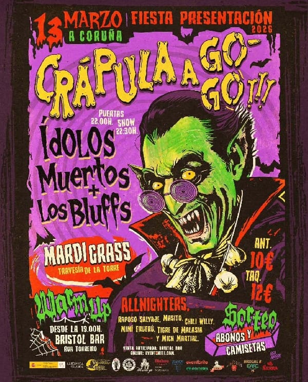 Fiesta de presentación de CRÁPULA A GO-GO