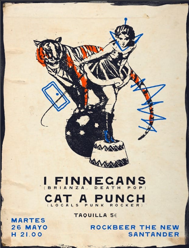I Finnegans y Cat a Punch en concierto