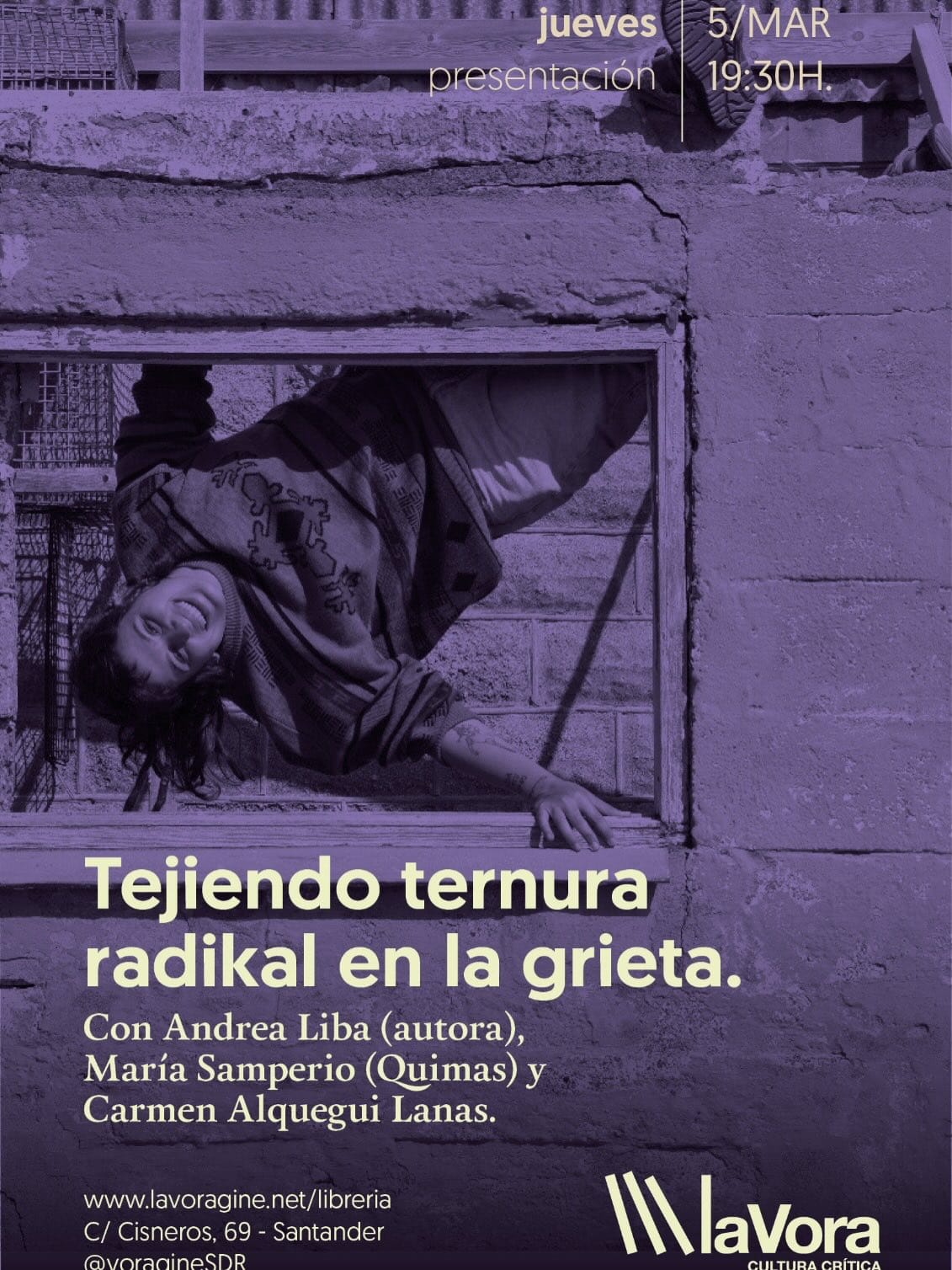 Andrea Liba presenta el libro 'La grieta'