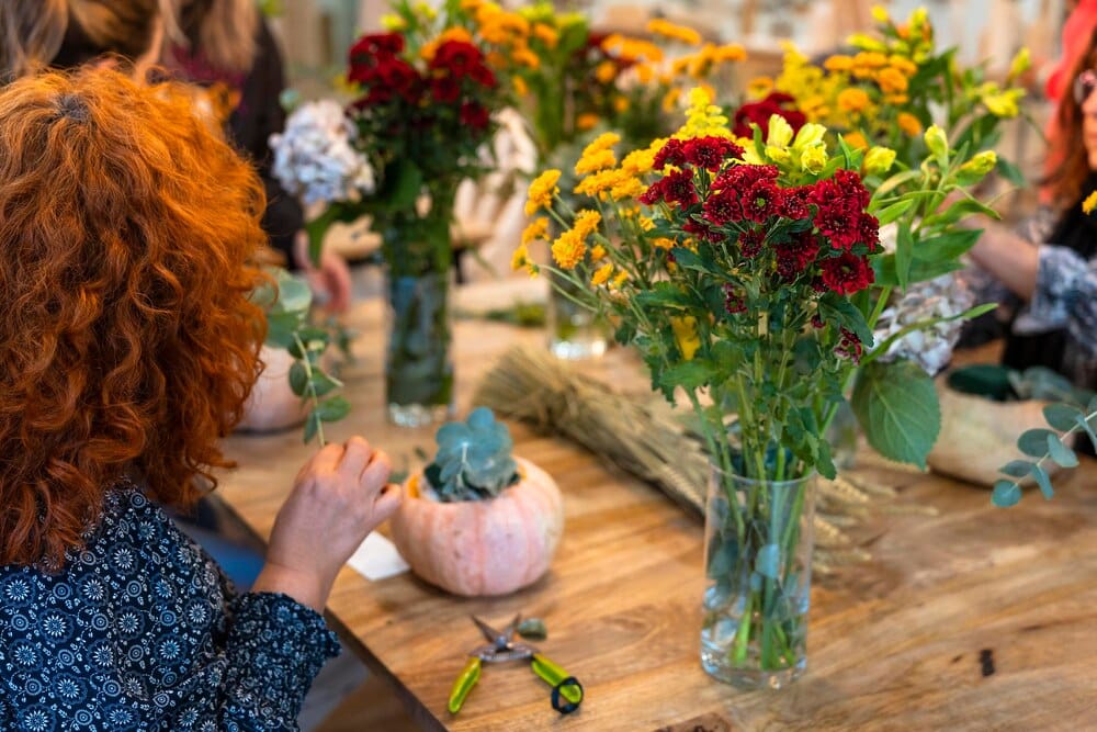 Obradoiro de arreglos florales