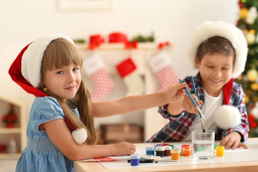 Pintacaras navideño