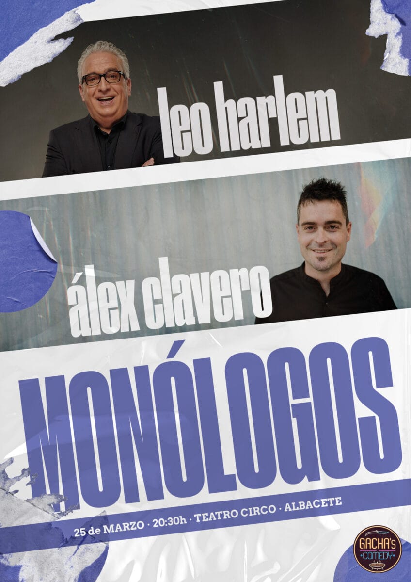 LEO HARLEM Y ALEX CLAVERO – Monólogos