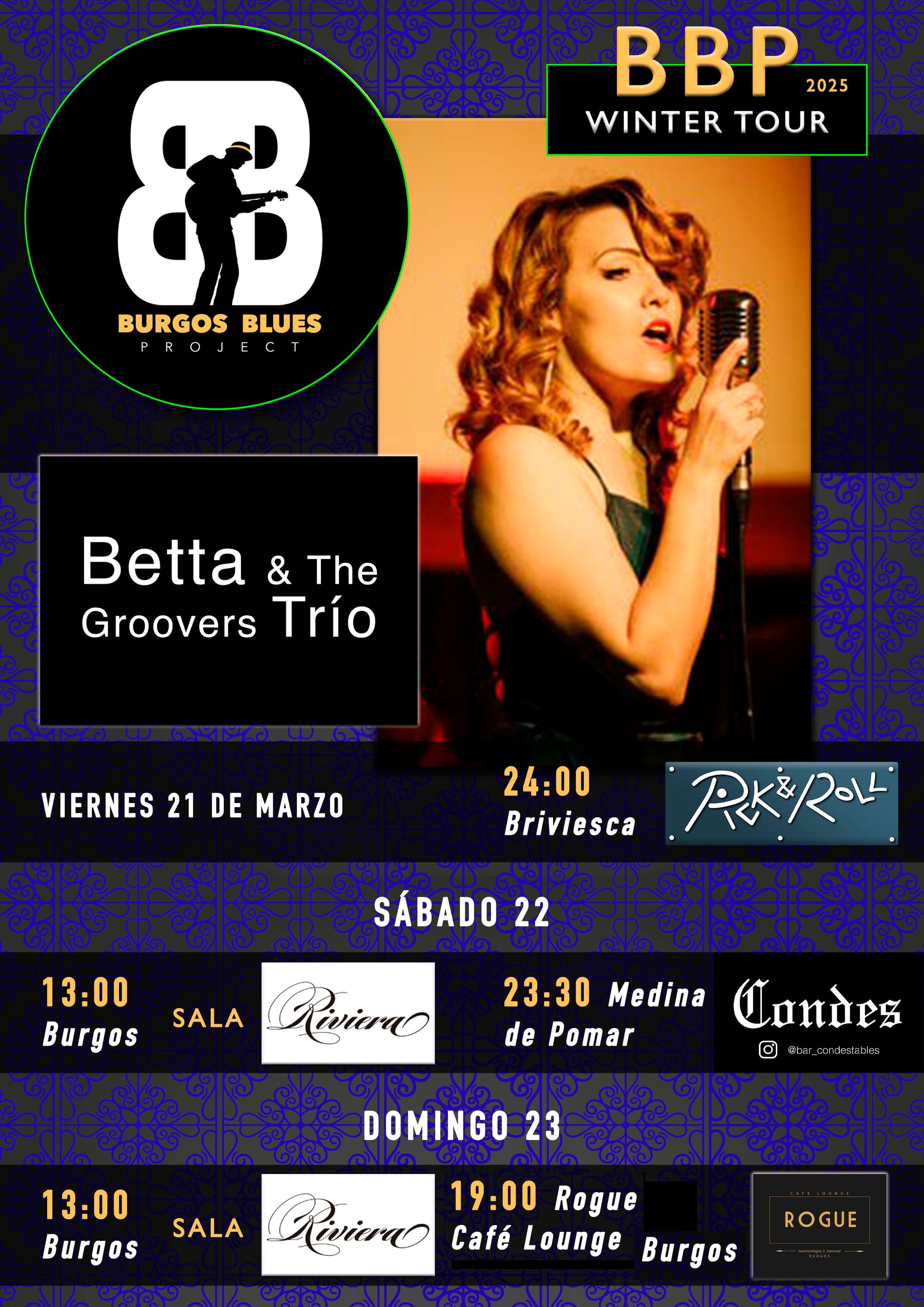 BBP Winter Tour 2025 con Betta & The Groovers Trio