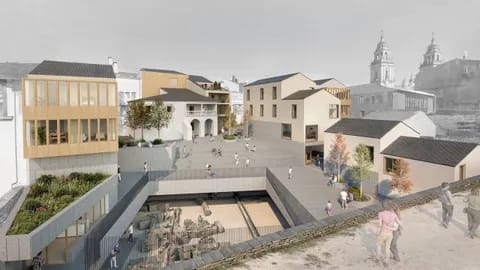 Salas de exposiciones en el pazo y plaza de Dona Urraca