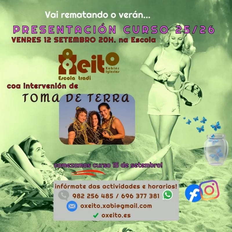 Presentaci贸n Curso 2025/2026 na Escola Oxeito