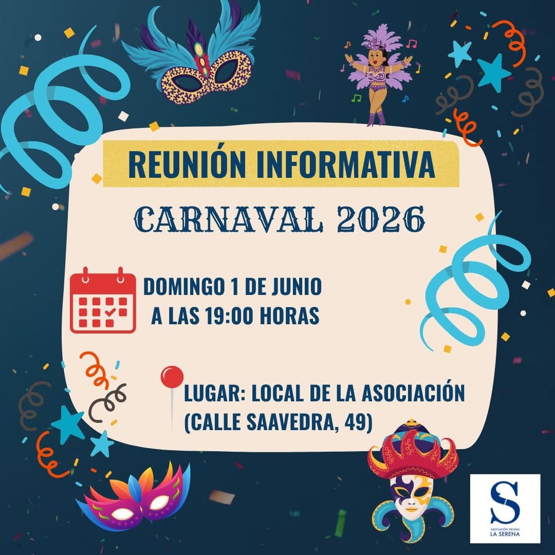 Reuni贸n Informativa Carnaval 2026