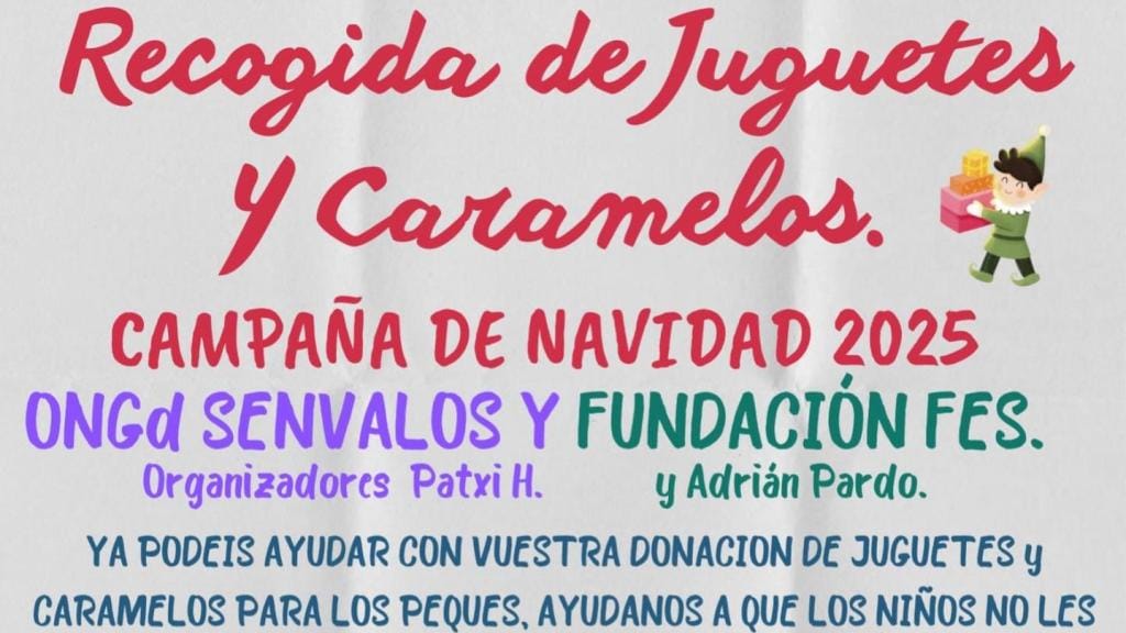 Recogida de Juguetes y Caramelos - Campaña de Navidad 2025