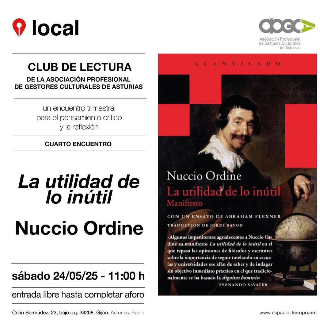 Club de Lectura Asociaci贸n Profesional de Gestores Culturales de Asturias