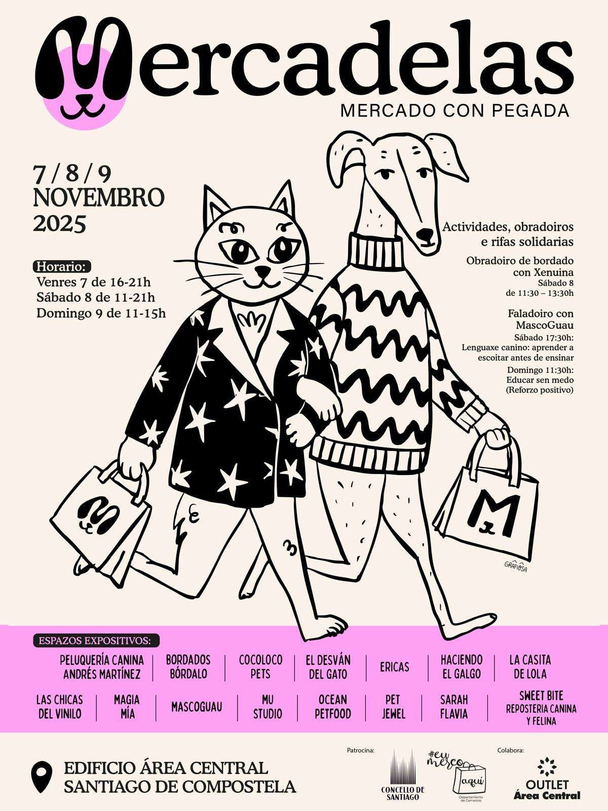 Mercadelas, Mercado con Pegada