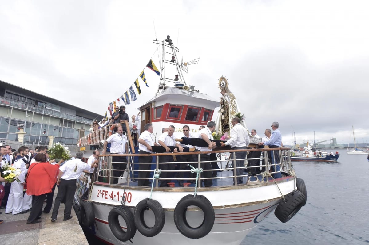 Procesión por el Día de la Virgen del Carmen