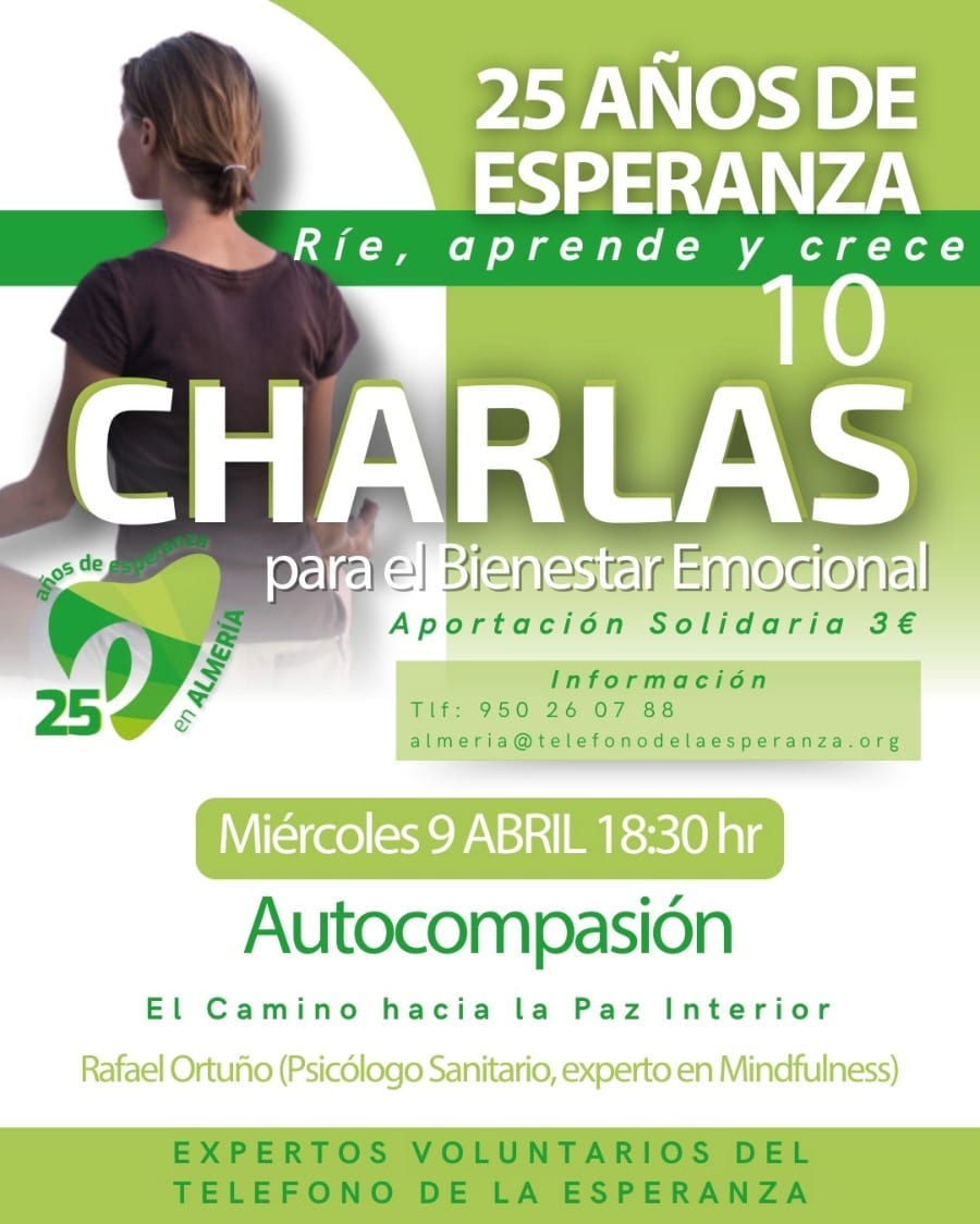 CHARLAS PARA EL BIENESTAR EMOCIONAL - AUTOCOMPASIÓN