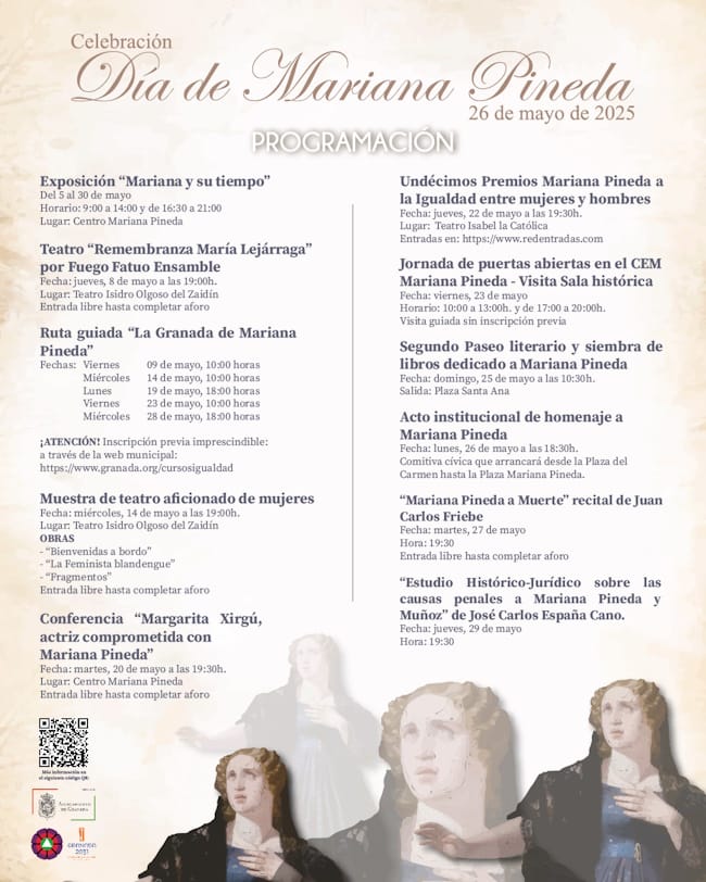 Conmemoración del 194 aniversario de la ejecución de Mariana Pineda