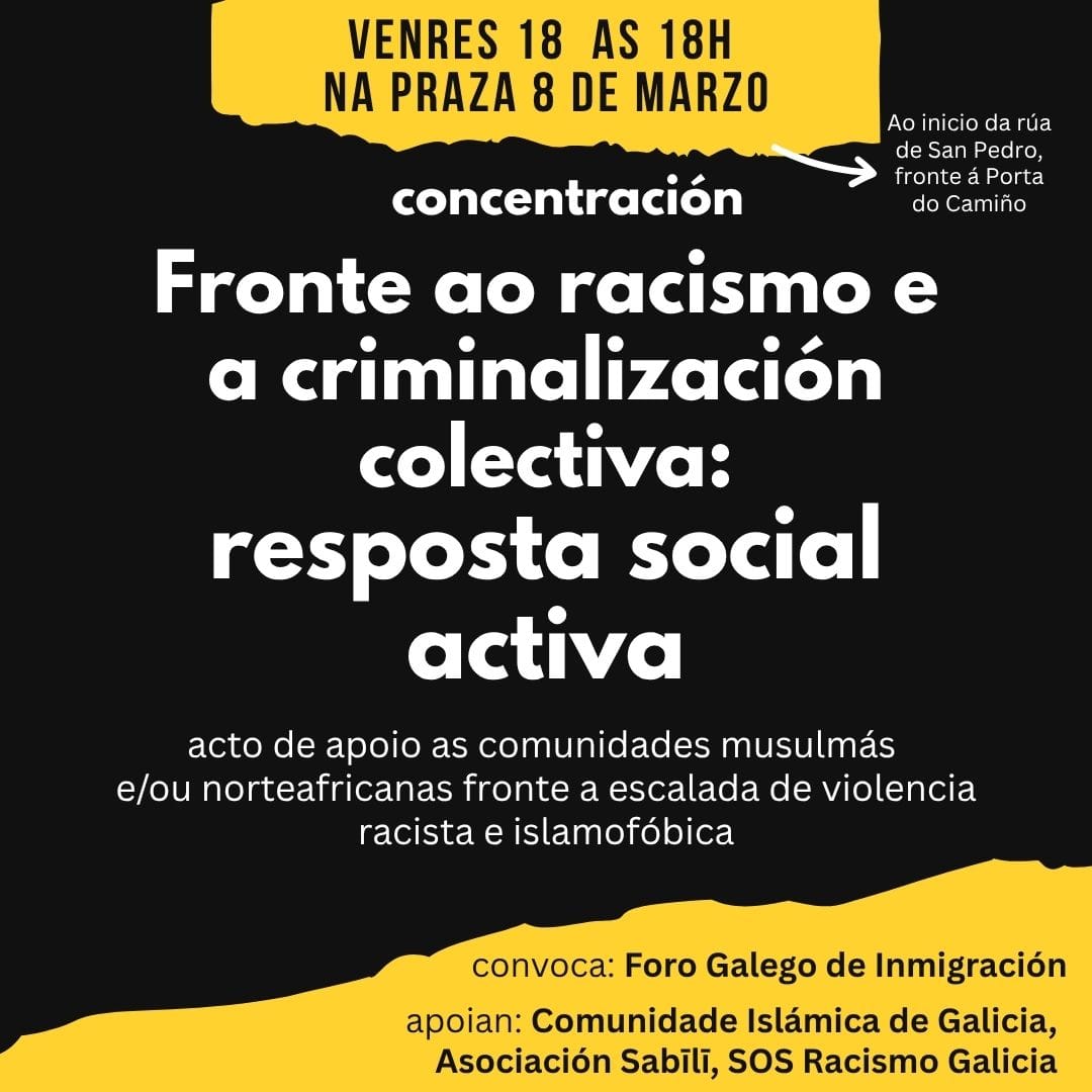 Concentraci贸n contra el racismo