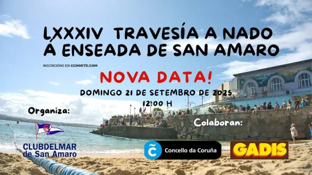 LXXXIV edición de Travesía a Nado a la Enseada de San Amaro