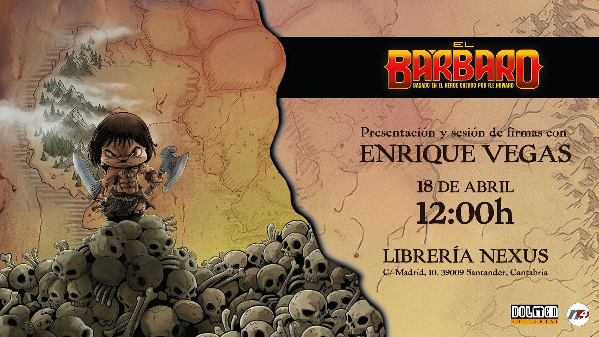 Presentaci贸n y sesi贸n de firmas con Enrique Vegas