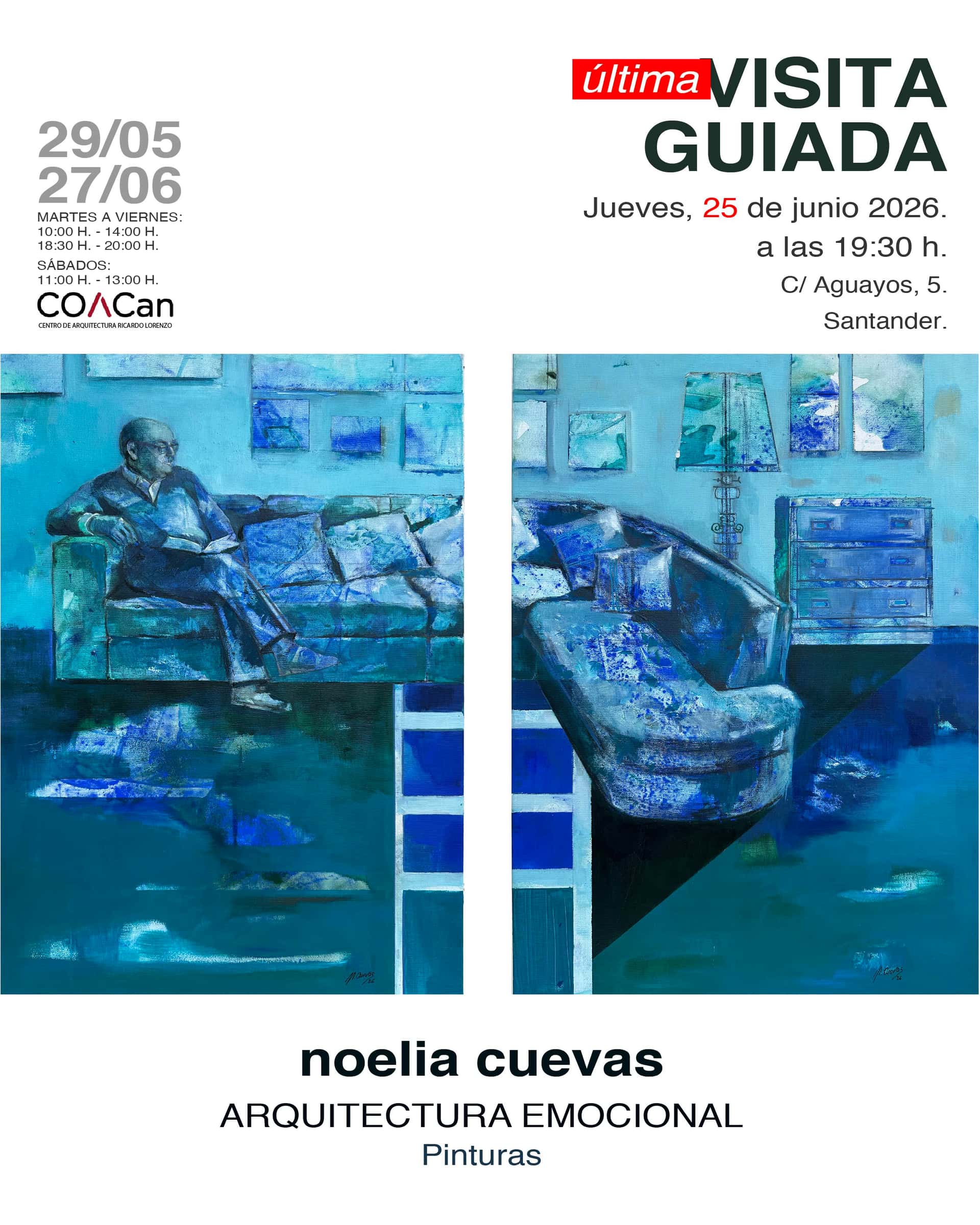Última visita guiada a la exposición Arquitectura emocional