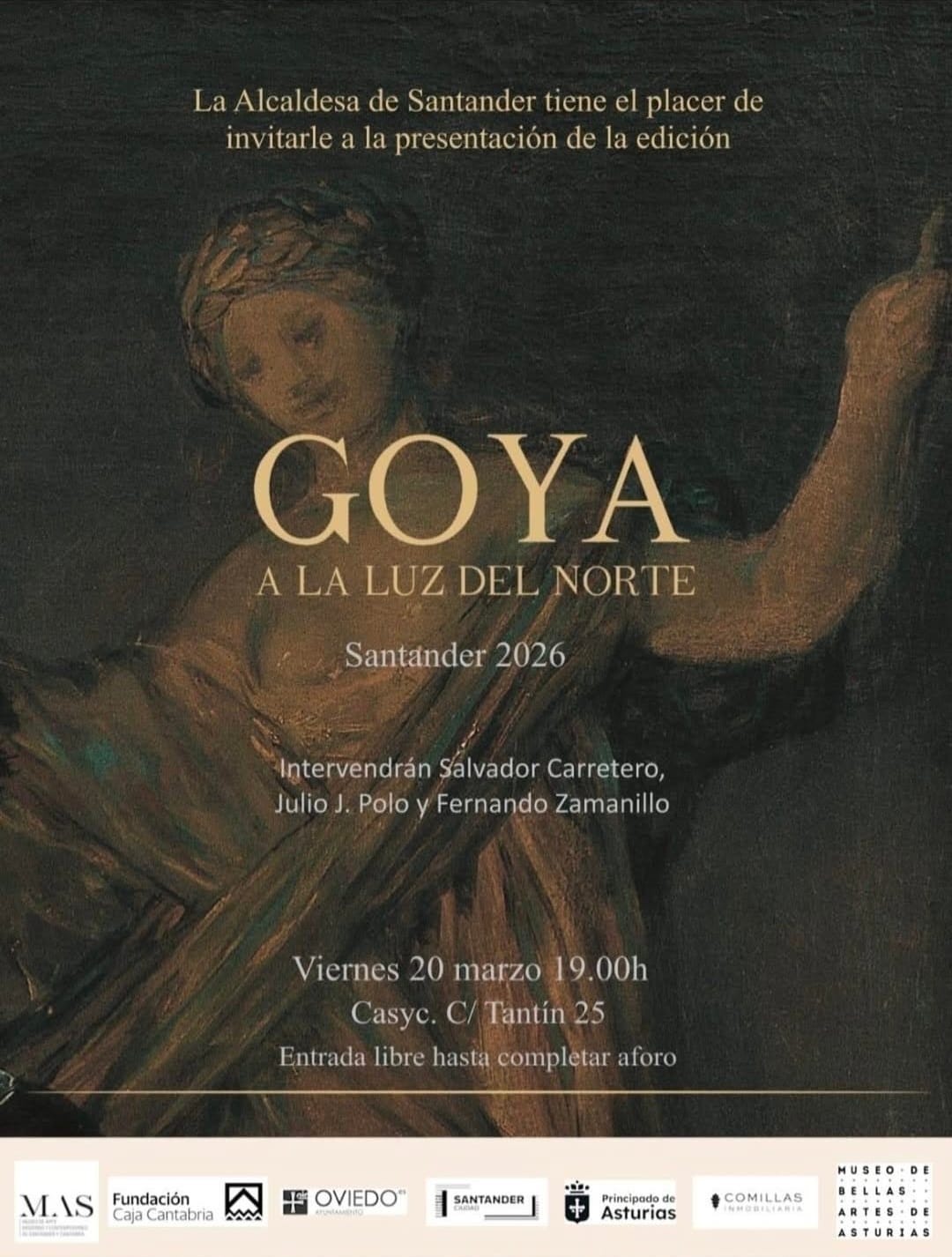 Presentaci贸n del libro 'Goya a la luz del norte'