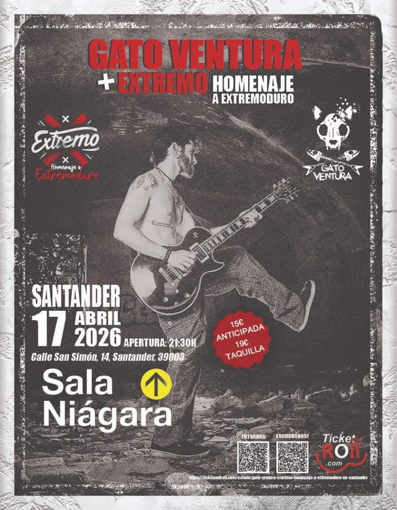 Gato Ventura y Extremo: Homenaje a Extremoduro
