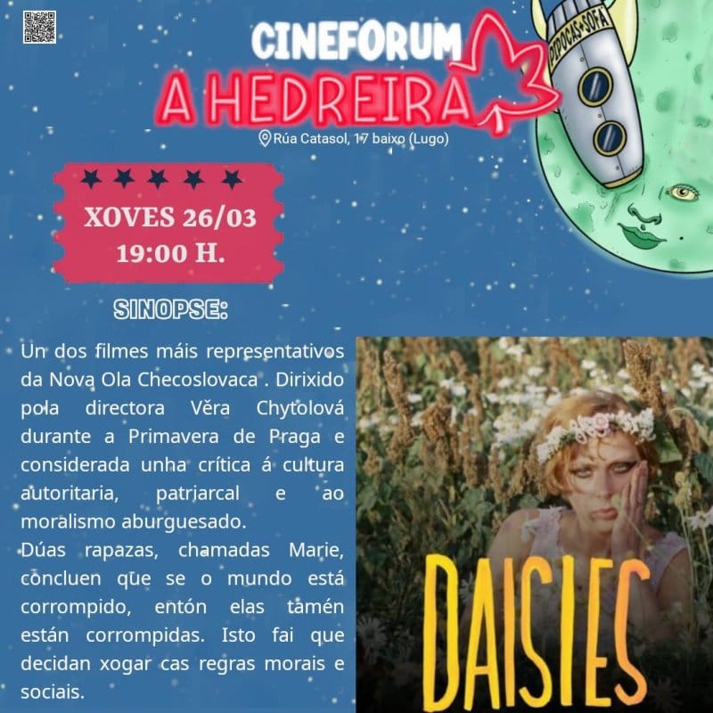 Proxecci贸n de 'Daisies' no Cineforum