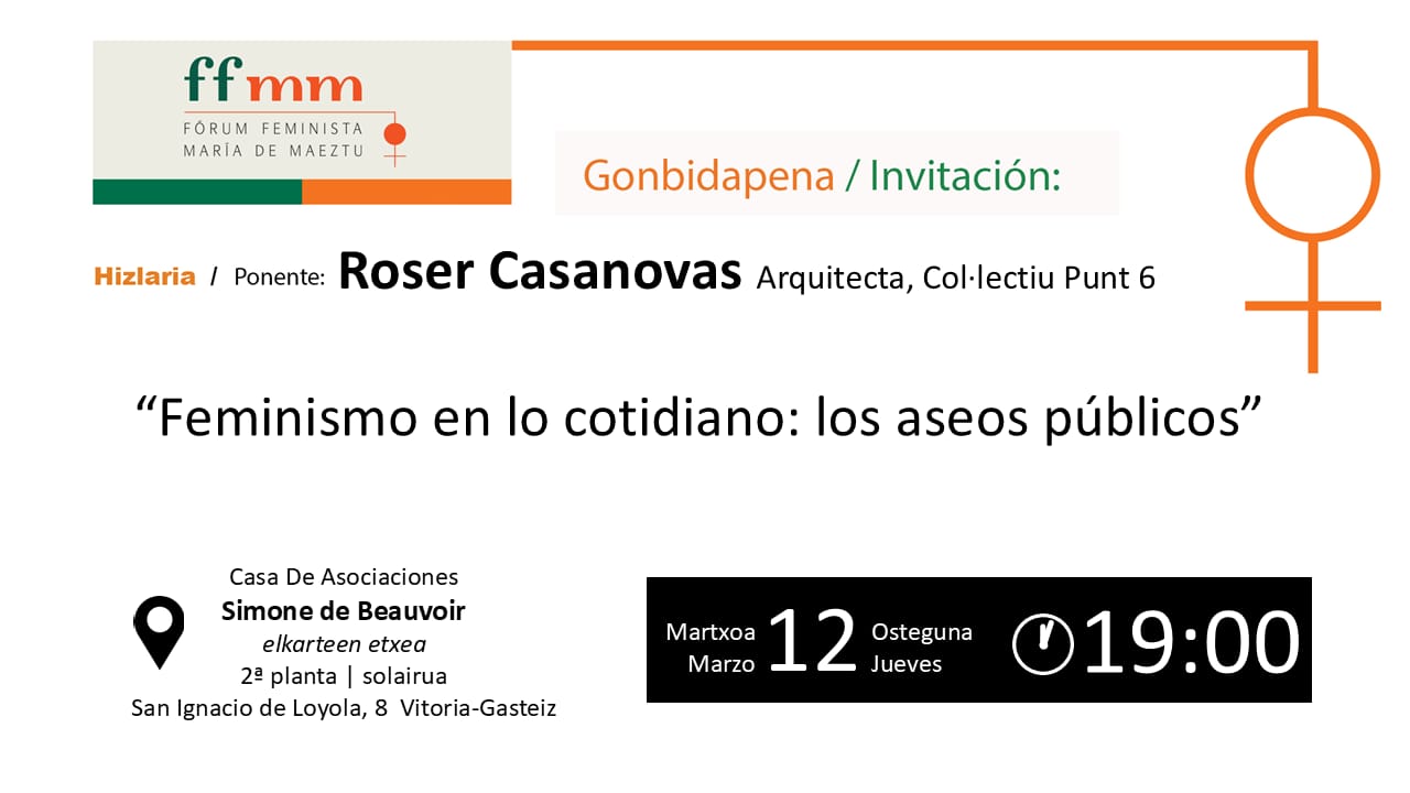 Feminismo en lo cotidiano: los aseos públicos