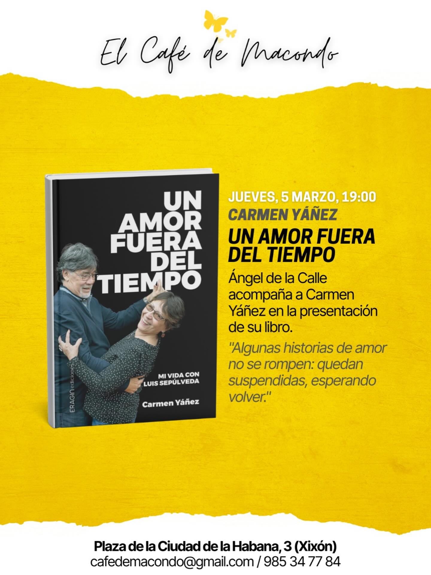 Presentaci贸n del libro 'Un amor fuera del tiempo'