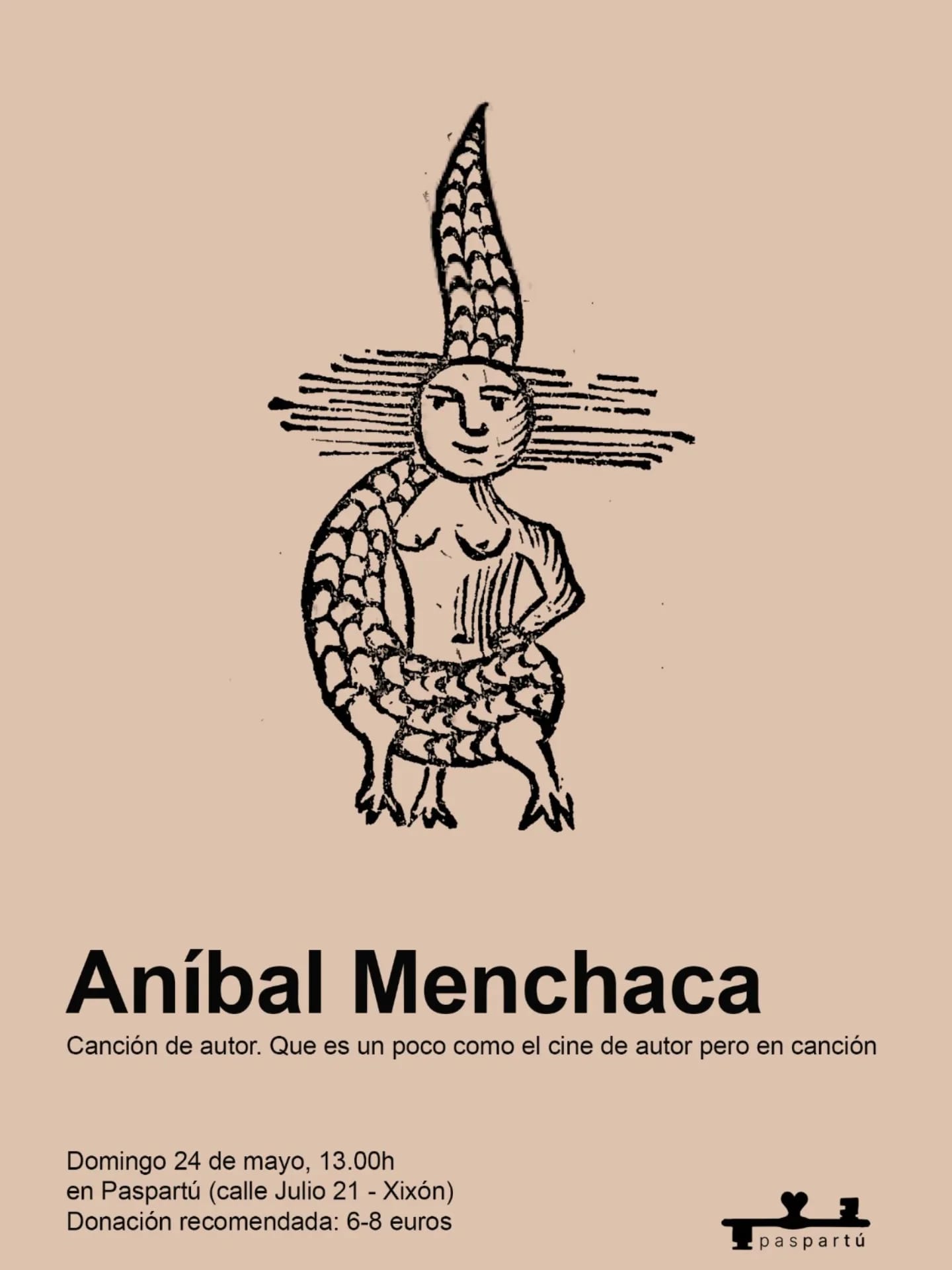 Concierto de An铆bal Menchaca en Paspart煤