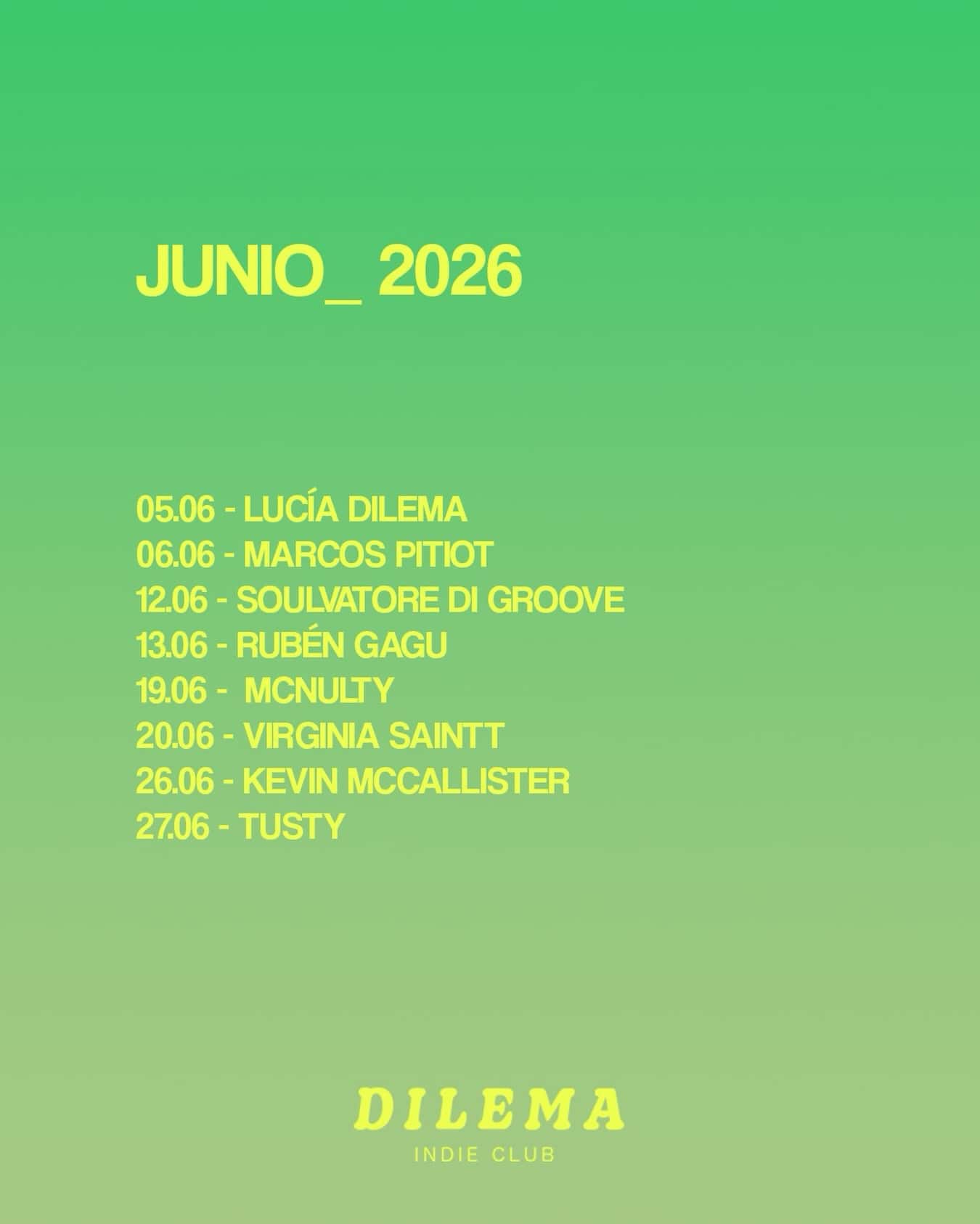 Sesión con Tusty en Dilema Indie Club