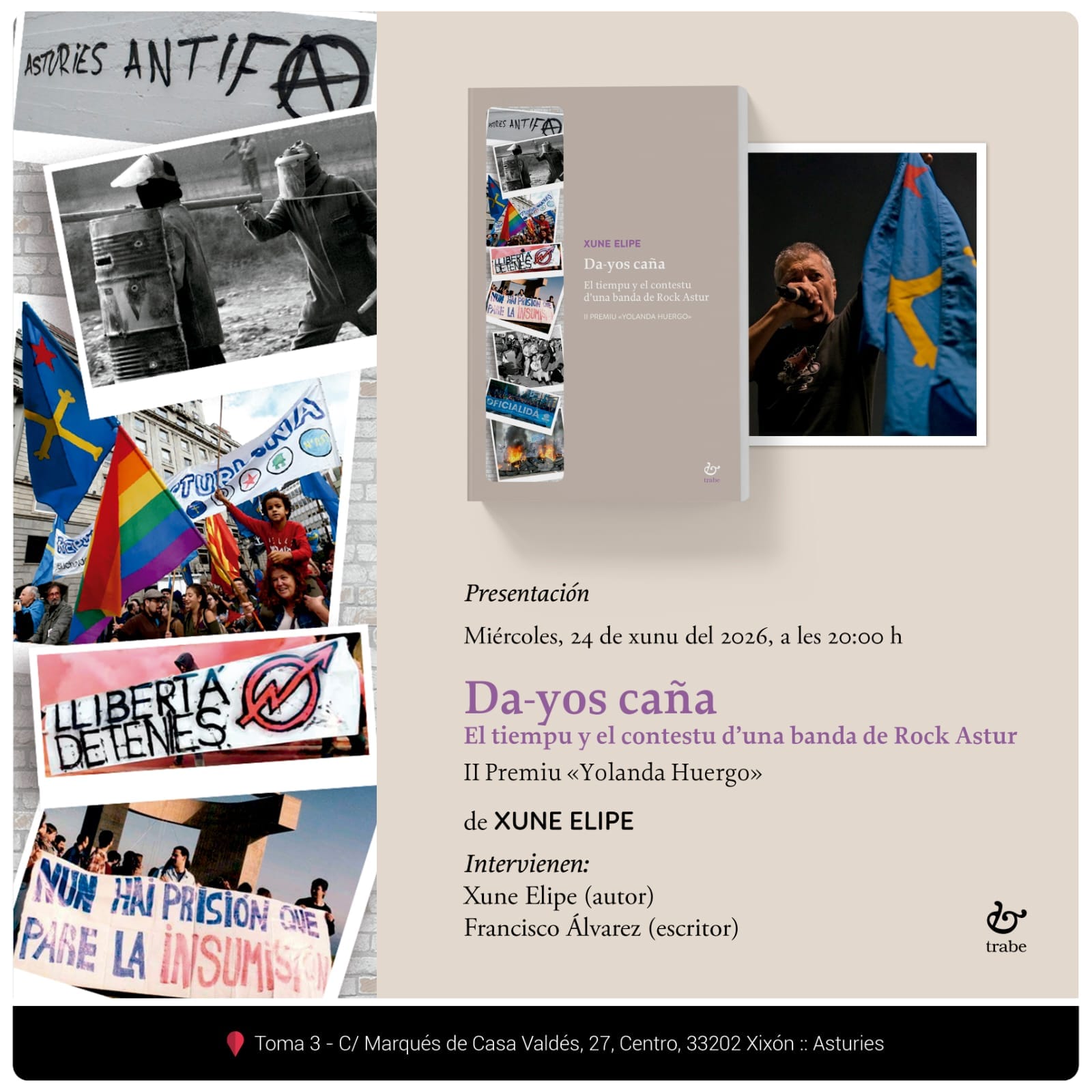 Presentación del libro 'Da-yos caña'