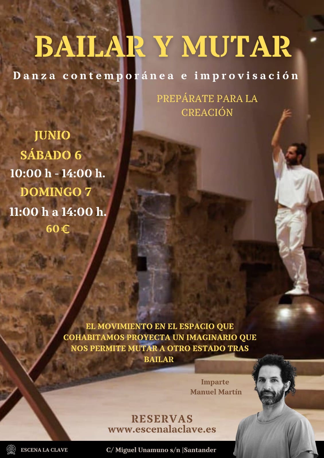 Bailar y mutar, danza contemporánea y creación