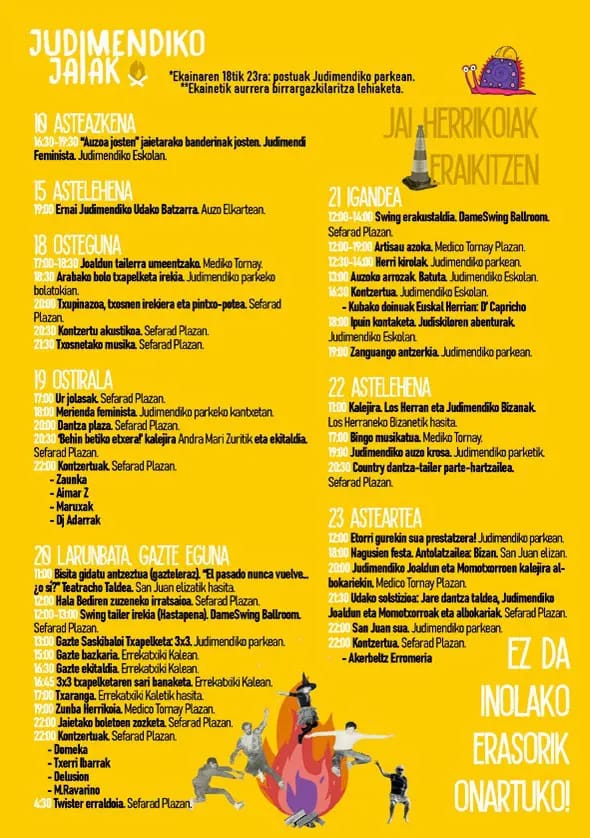 Fiestas de Judimendi 2026