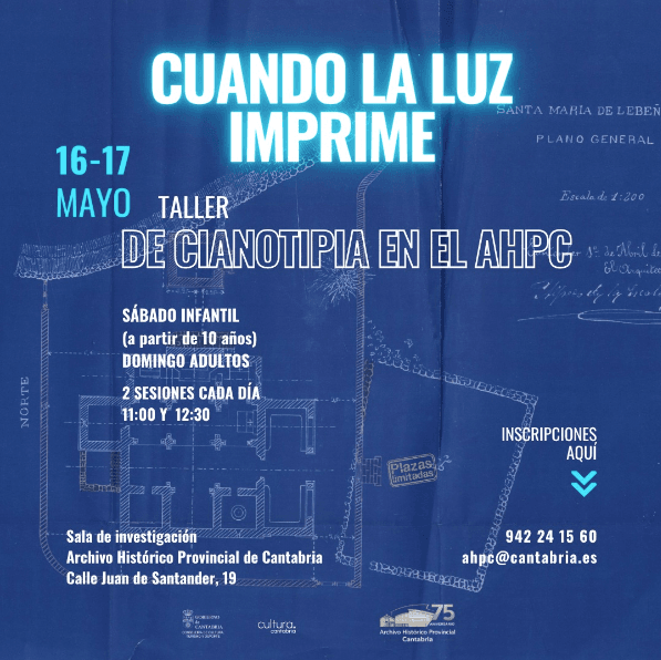 Cuando la luz imprime. Taller de cianotipia en el AHPC