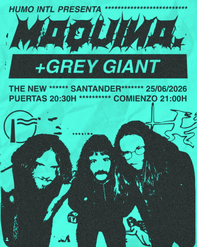 Conciertos de Maquina y Grey Giant