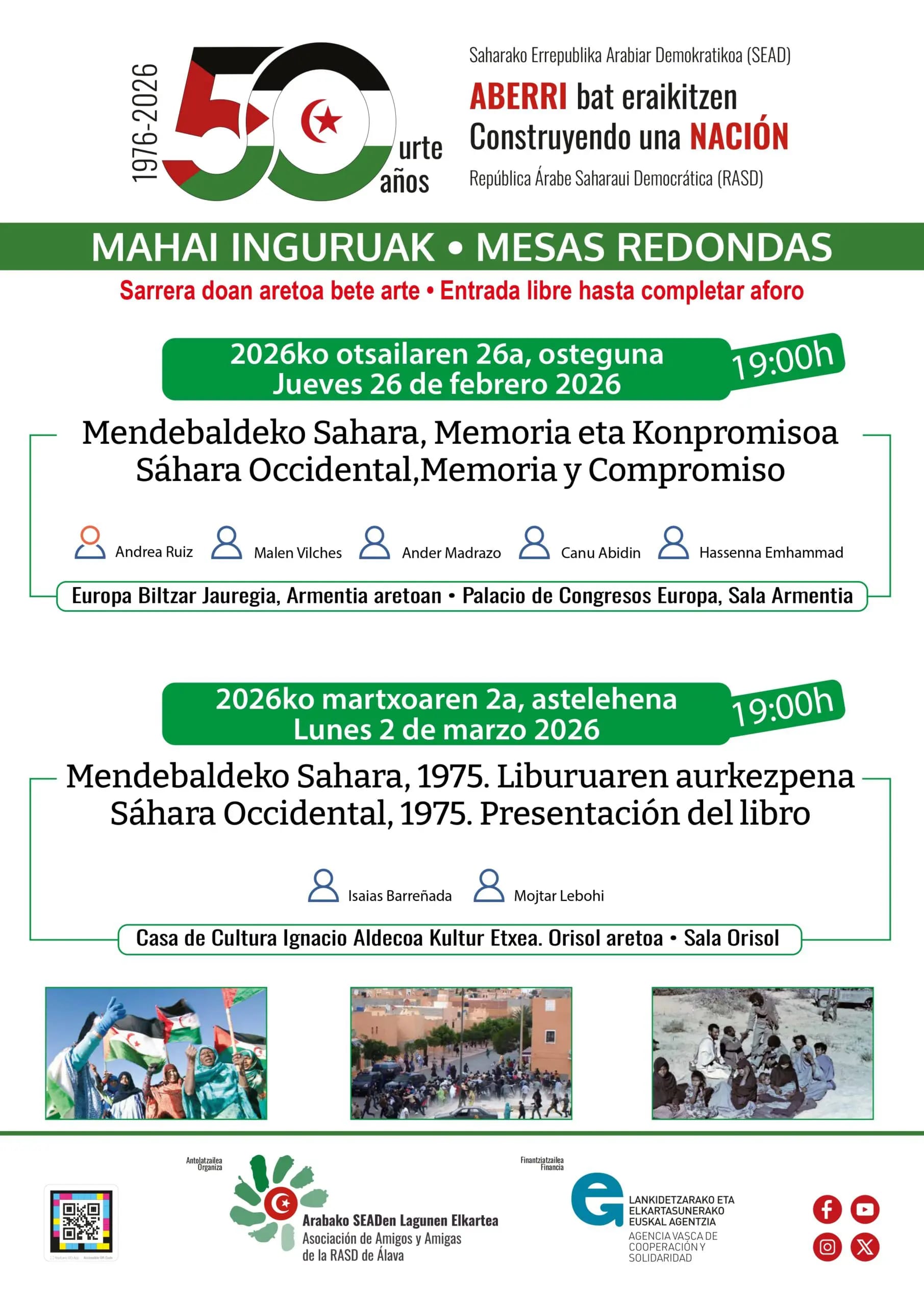 Mesas redondas sobre el S谩hara Occidental