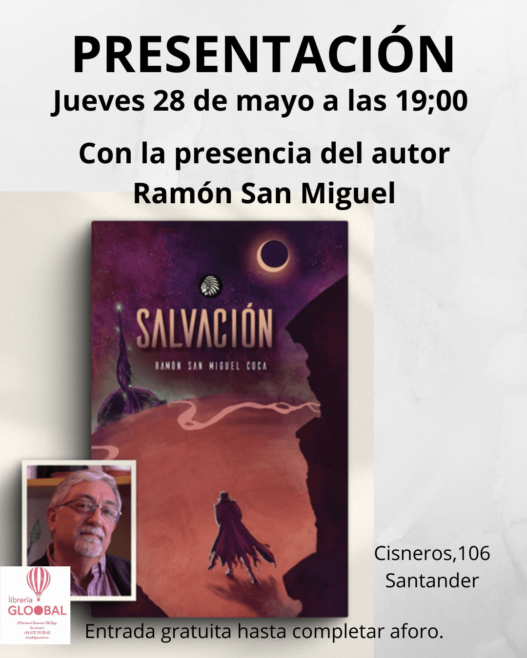 Presentaci贸n de la novela fant谩stica Salvaci贸n