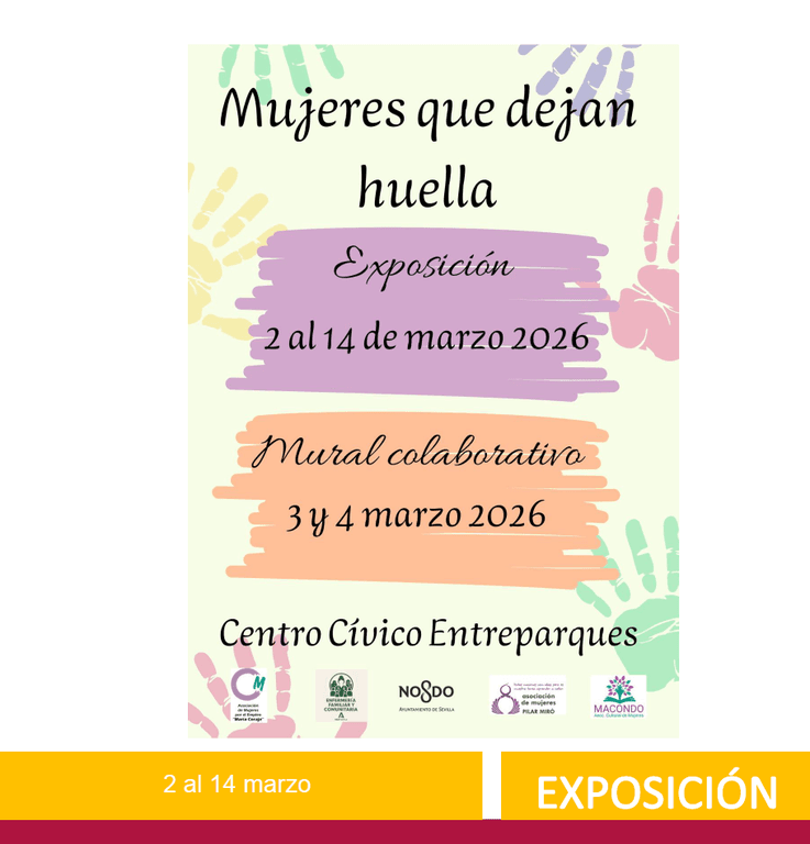 Exposición y mural colaborativo: Mujeres que dejan huella