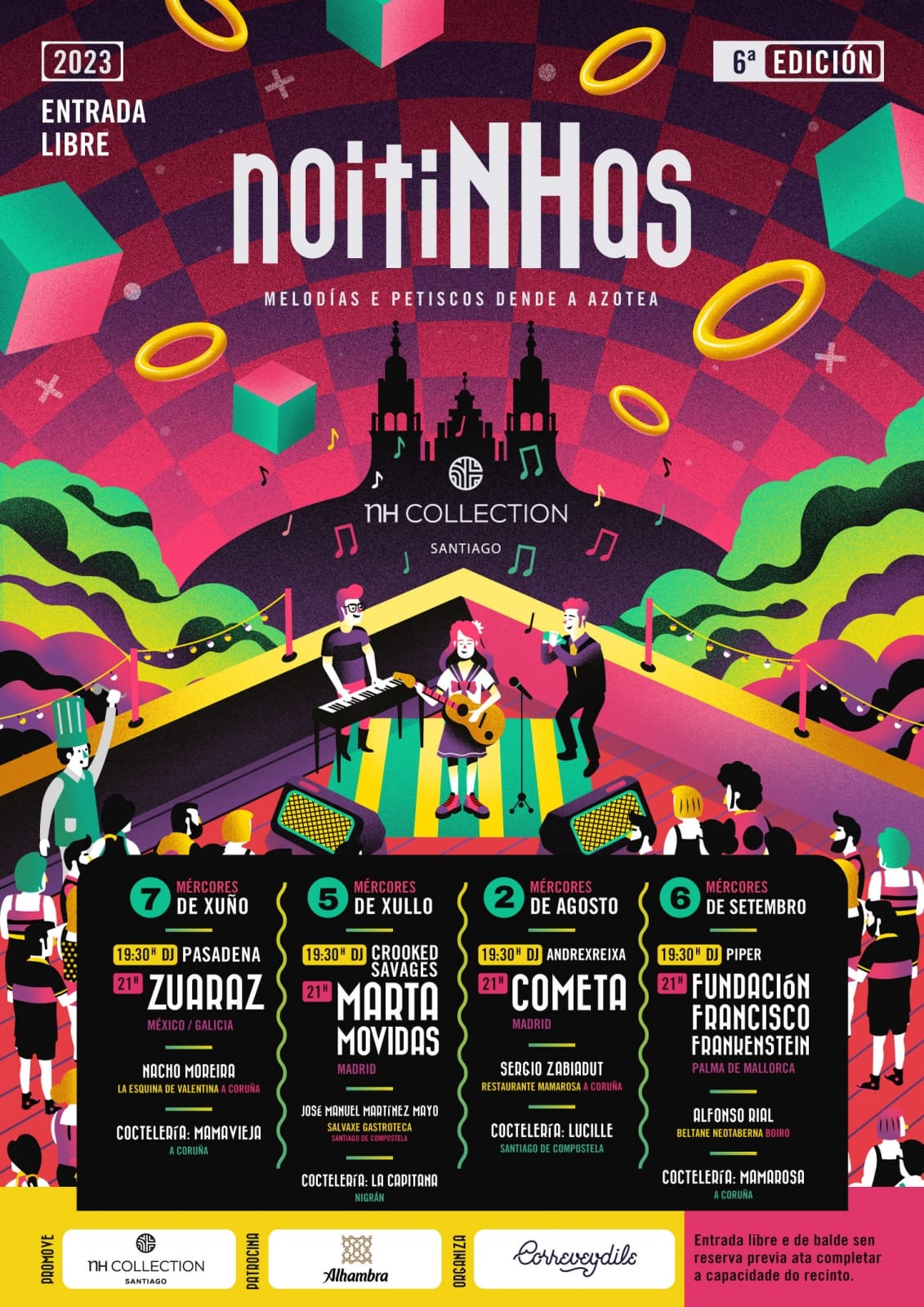 El ciclo NoitiNHas regresa este verano a Santiago