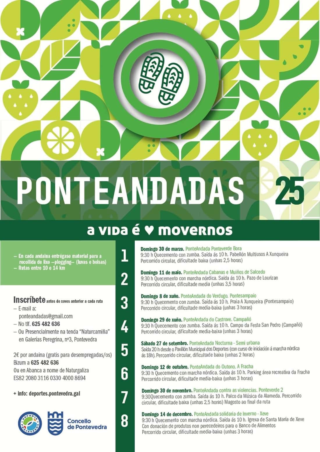 Ponteandadas: Ruta en Xeve
