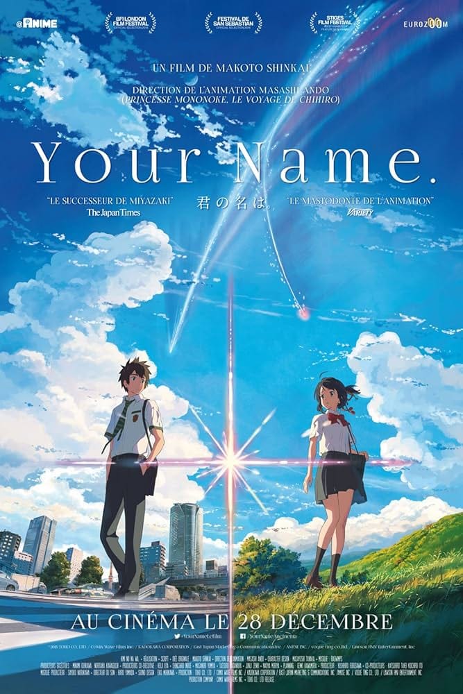 Cine en V.O.S.E. Your Name (10°Aniversario)
