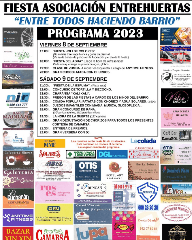 Guía de fiestas de barrio en Santander para este 2026