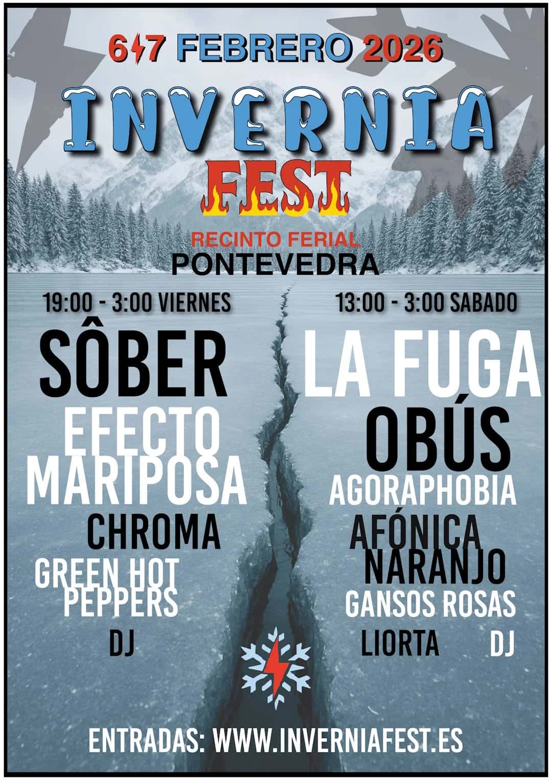 Invernia Fest: Gómez Noya y Fernández estrenan el festival de rock