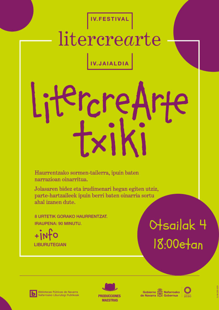 LitercreArte Txiki: creando tu propio cuento