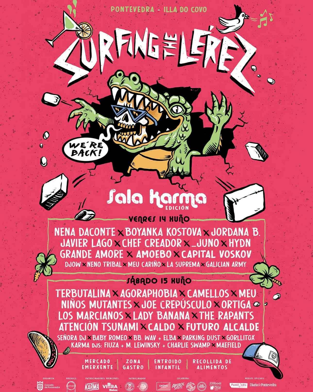 Primeros confirmados para el Surfing the Lérez 2026