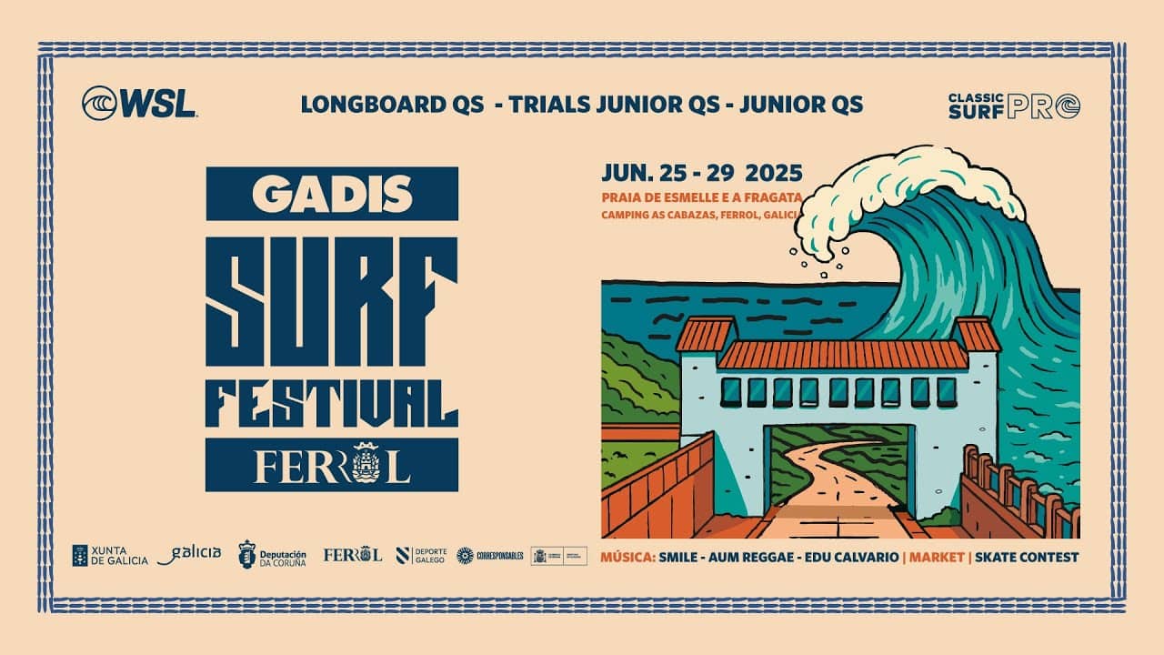 Surf en Ferrolterra: Escuelas y el Gadis Festival 2026