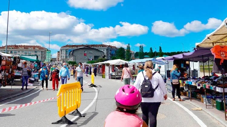 Mercadillo de antigüedades de Pontevedra