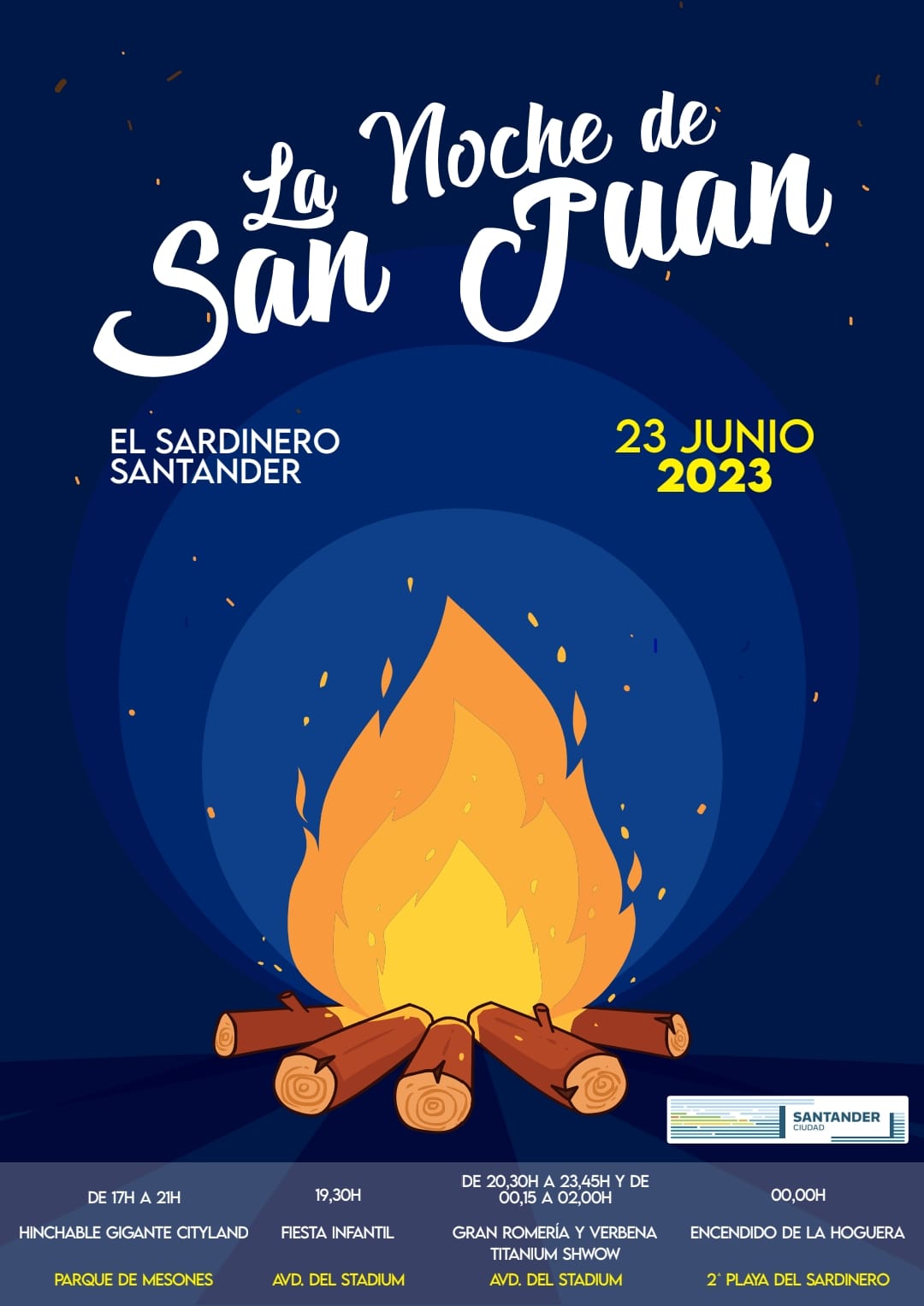 Noche de San Juan en Santander: hogueras y música